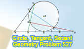 Circle, Tangent, Secant, Midpoint