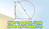 Right Trapezoid, Circle, Diameter