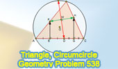 Triangle, Circumcircle, Perpendicular Bisector