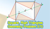 Online education: Geometry Problem 570, Collinearity