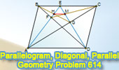 Parallelogram, Diagonal, Parallel