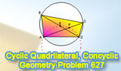 Cyclic quadrilateral, Congruence, and Concyclic Points