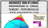 Etching and Typography Archimedes Book of Lemmas Proposition 12