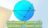 Archimedes Book of Lemmas Proposition 13