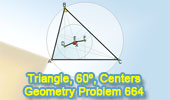 Triangle, 60 Degrees, Centers, Angles