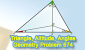 Triangle, Altitude, Angles