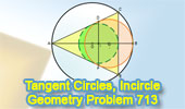 Tangent Circles, Incenter, Chord