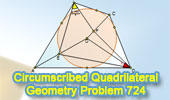 Circumscribed Quadrilateral, Angles
