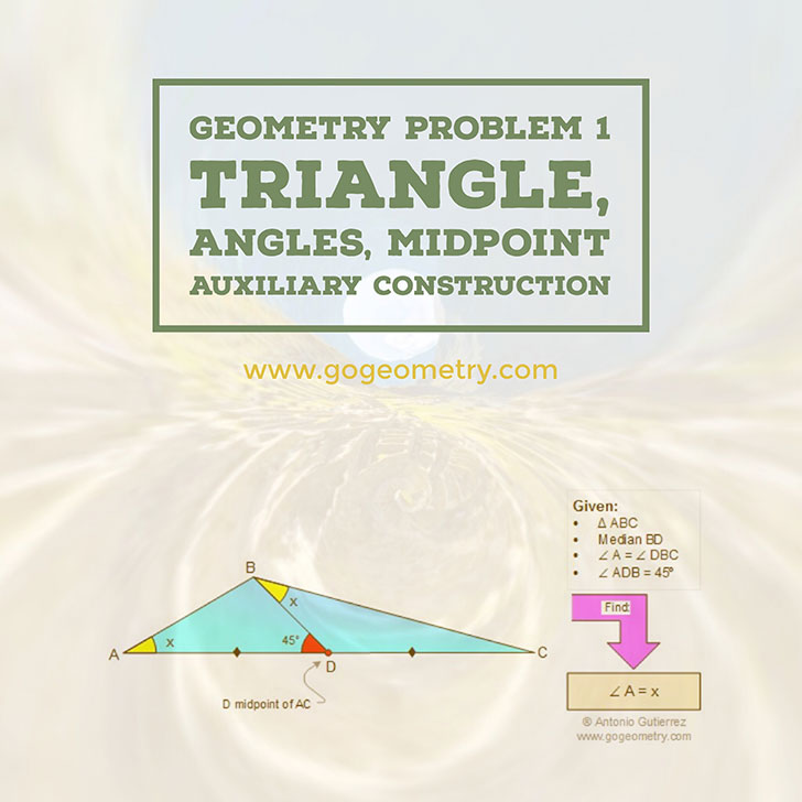 Typography of Geometry Problem 1: Triangle and Angles with stereographic projection of Machu Picchu in the background, iPad Apps, Mobile, Art, Machu Picchu