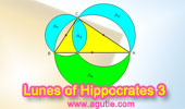 Hippocrates: Intersecting circles