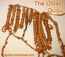 Caral, the Oldest Quipu