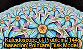 Kaleidoscope Problem 1144 Poincare Disk Model