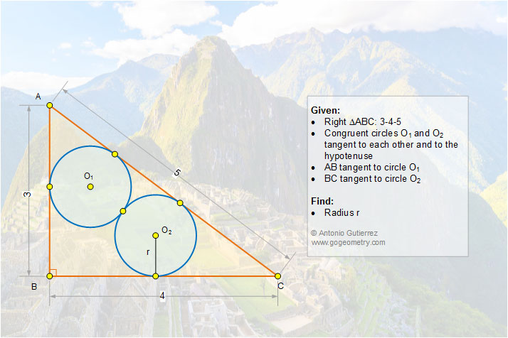 Geometry Problem 1193: Machu Picchu in the background.