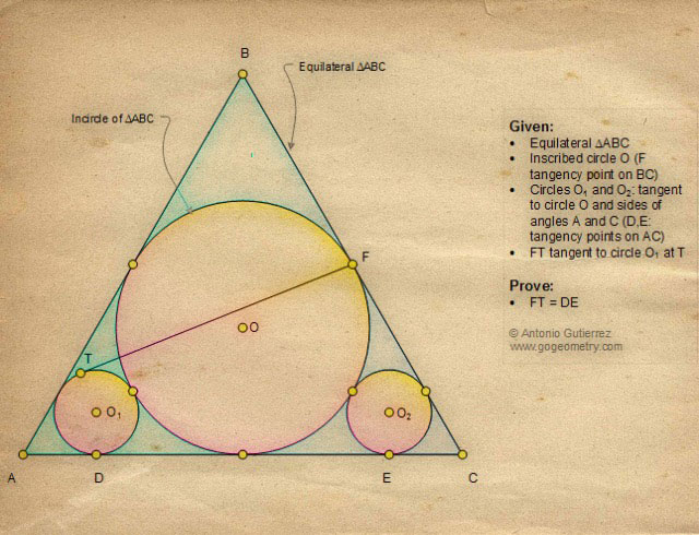 Sketch of Geometry Problem 1314: Triangle, Concurrent Cevians, Midpoints, Area, Hexagon, iPad Apps