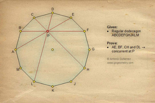 Sketch of Geometry Problem 1358 using iPad Apps, Tutor