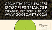 Problem 1373 Isosceles Triangle, Altitude