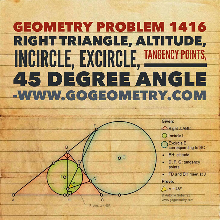 Geometric Art of Problem 1416: Sketching, Typography, iPad Apps, SW, Tutor