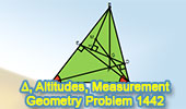 Problem 1442 Orthocenter triangle