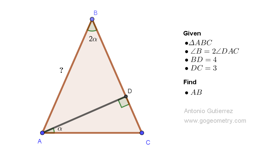 Geometry Problem 1507: Understanding Triangle Geometry: Double Angles, Altitudes, and Measurements. Difficulty Level: High School.