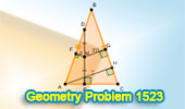 Geometry Problem 1523