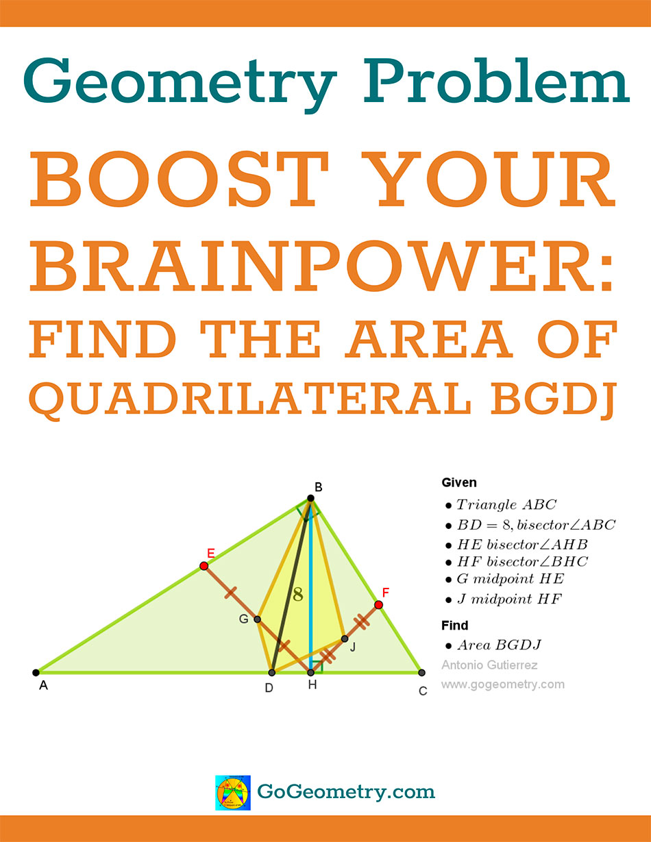 Flyer of Geometry Problem 1564 using iPad Apps, Tutor