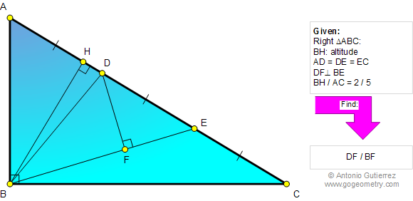 Right triangle, Altitude, Hypotenuse, Perpendicular, Metric Relations