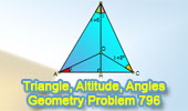 Triangle, Altitude, Angle