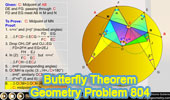 Butterfly theorem