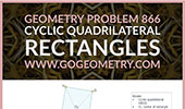 Typography of Geometry problem 866, Cyclic quadrilateral