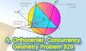 Problem 929 Orthocenter triangle