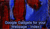 Google Gadgets for your Webpage