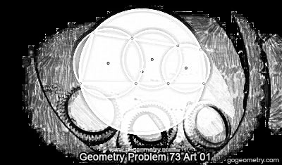 Geometry Problem 71-80, Intersecting Circles, Cyclic quadrilateral, Secant line