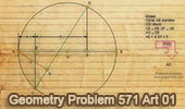 Sangaku Problem 571 sketch
