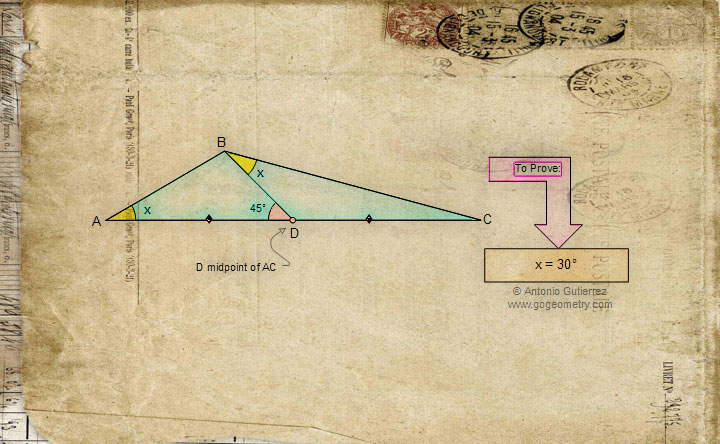 Geometry Problem 1, iPad app PicSketch Artwork: Congruence, Art 01