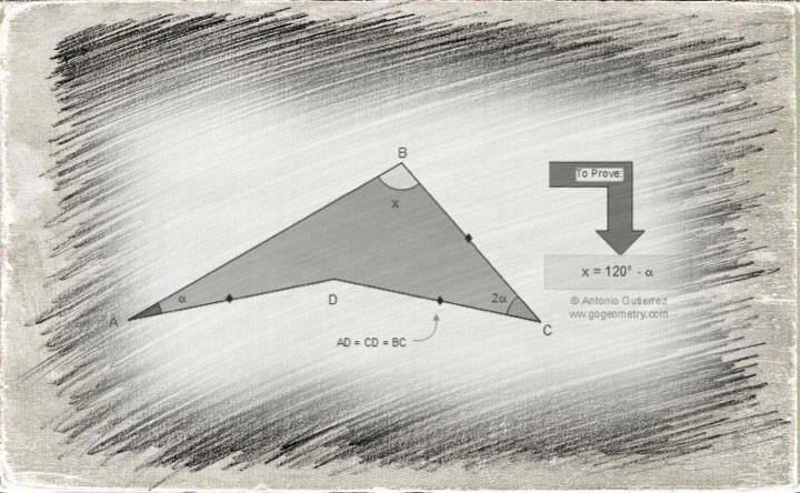 Geometry Problem 4 Art 01, iPad app PicSketch Artwork. Triangle, Quadrilateral, Angle. Elearning