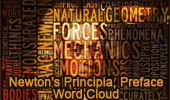 Word Cloud: Newton's Principia, Preface