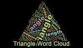Triangle Word Cloud