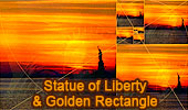 Golden Rectangle and the Statue of Liberty