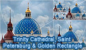 Trinity Cathedral, Saint Petersburg and Golden Rectangles