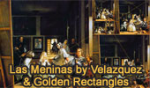 Las Meninas by Diego Velazquez and Golden Rectangles